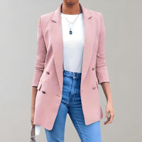 Stylish long women's coat - Clara