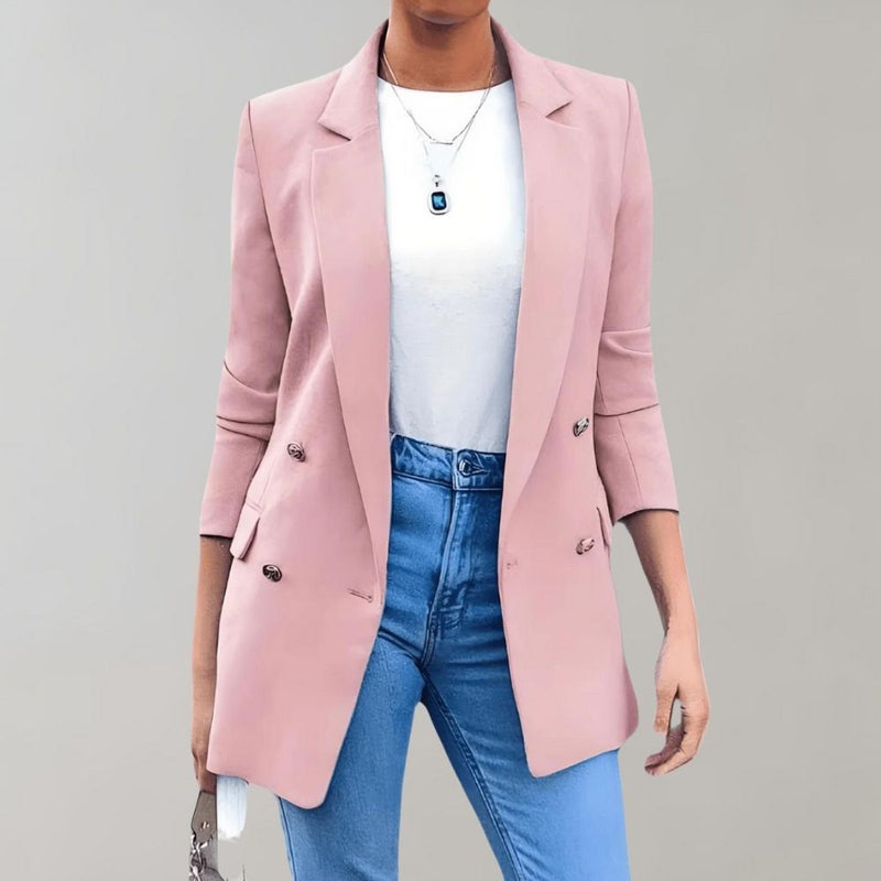 Stylish long women's coat - Clara
