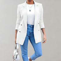 Stylish long women's coat - Clara