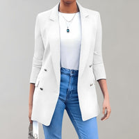 Stylish long women's coat - Clara