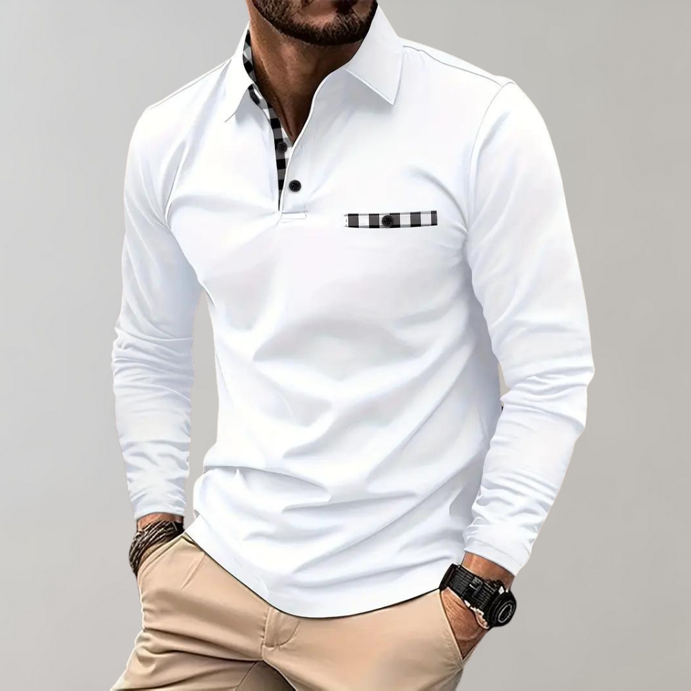Herre langærmet T-shirt - Finn