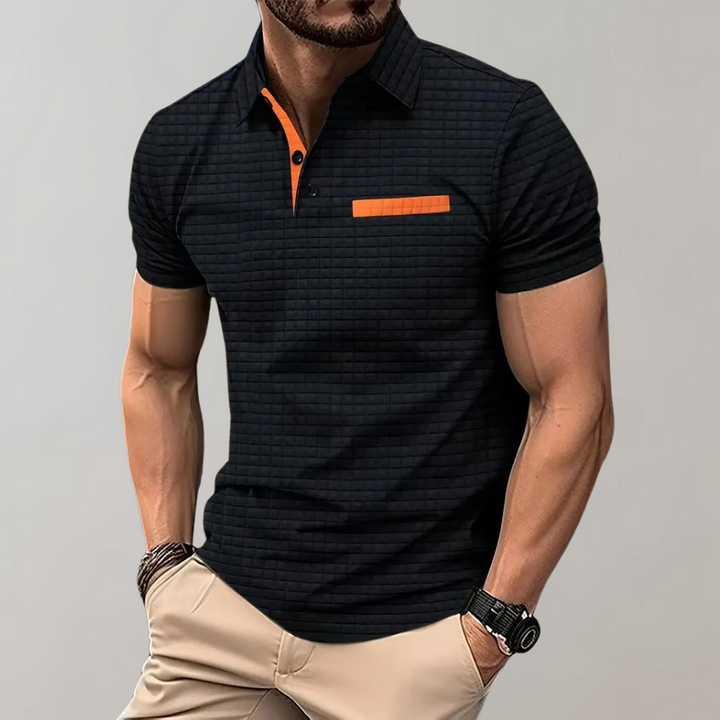Chic Herre Polo Shirt - Klassisk Elegance