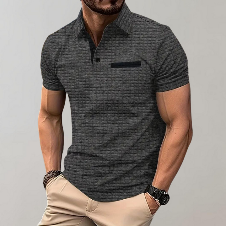 Chic Herre Polo Shirt - Klassisk Elegance