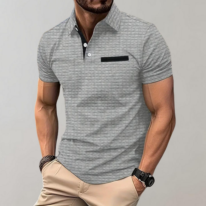 Chic Herre Polo Shirt - Klassisk Elegance