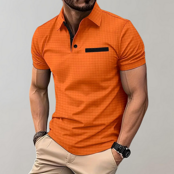 Chic Herre Polo Shirt - Klassisk Elegance