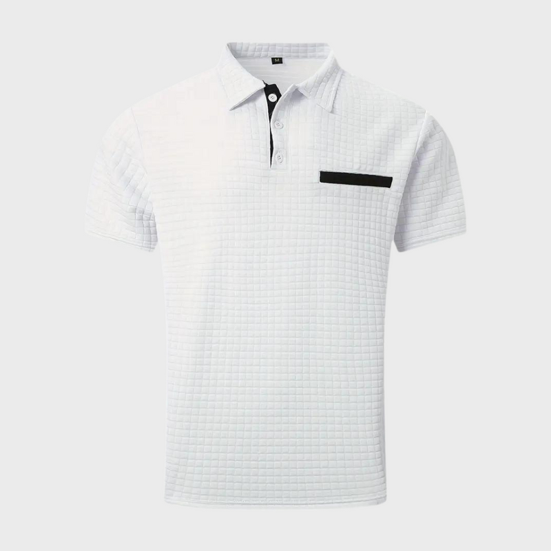 Chic Herre Polo Shirt - Klassisk Elegance