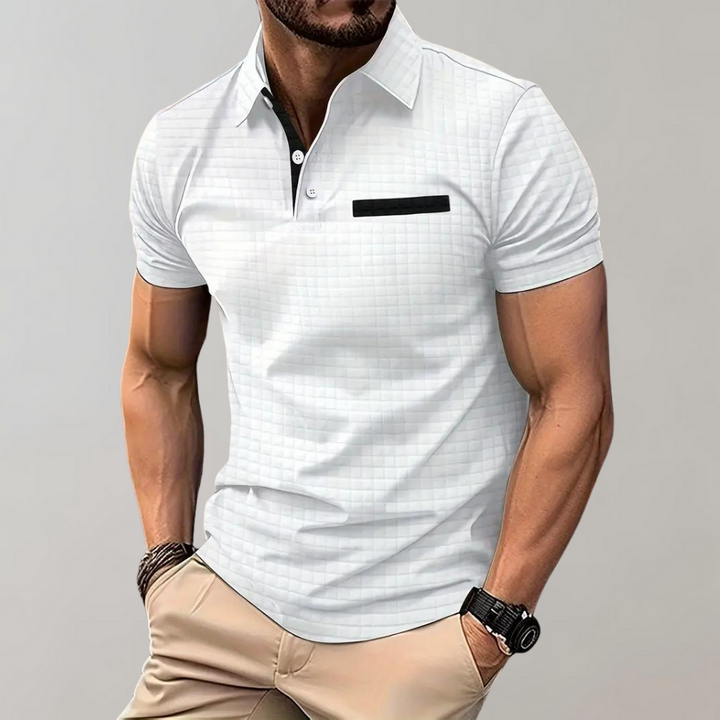 Chic Herre Polo Shirt - Klassisk Elegance