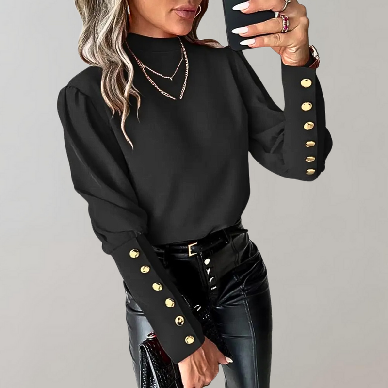 Blusa de moda para mujer con encaje - Clara