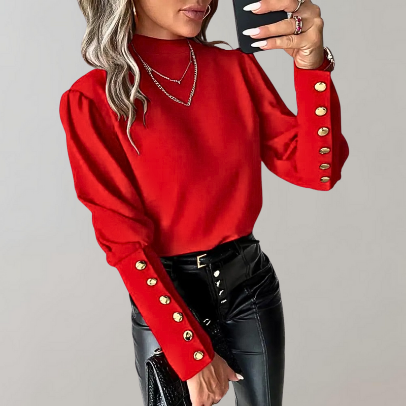 Blusa de moda para mujer con encaje - Clara
