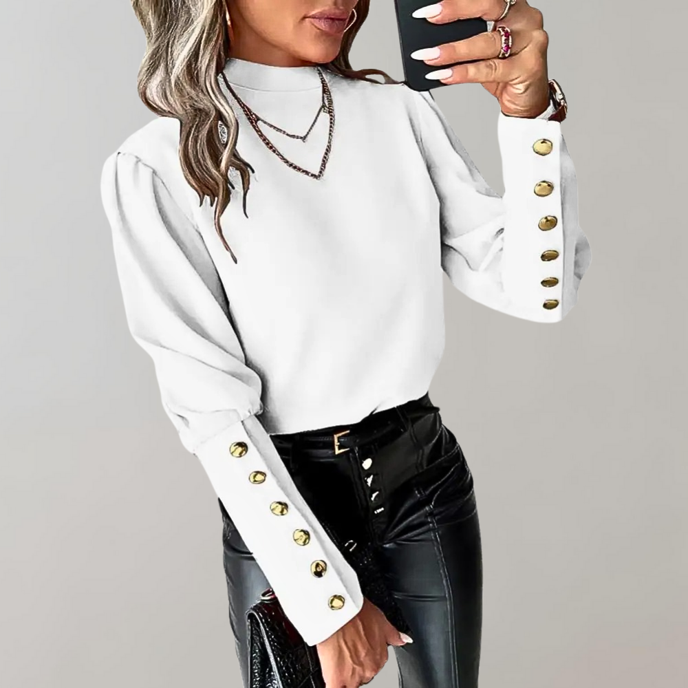 Blusa de moda para mujer con encaje - Clara