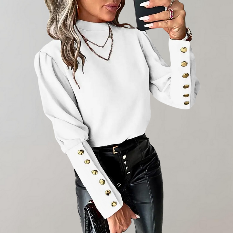 Blusa de moda para mujer con encaje - Clara