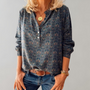 Damen Vintage Bluse aus Polyester – Selina