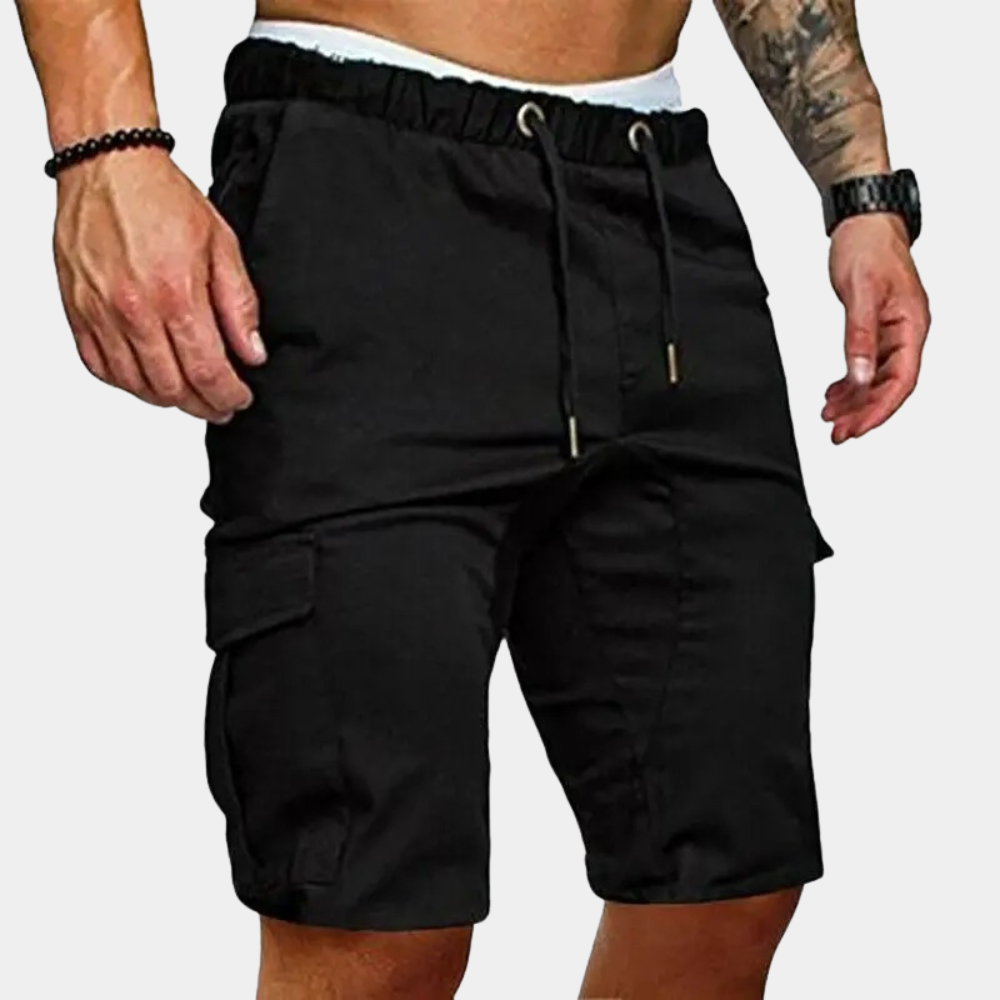 Men's shorts with elastic waistband and side pockets – Brennan