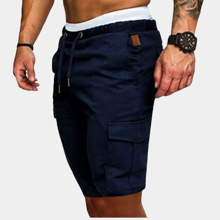 Men's shorts with elastic waistband and side pockets – Brennan