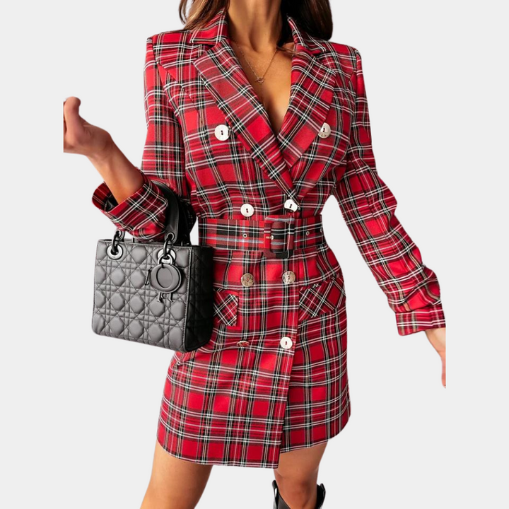 Klassisk blazer-kjole til et professionelt look – Claire
