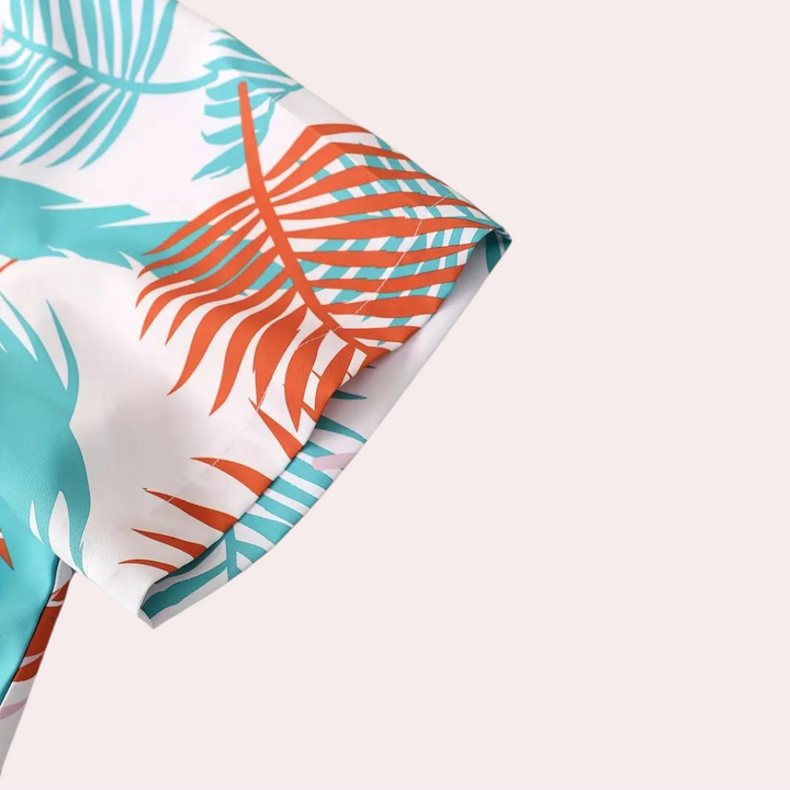 Traje de verano hawaiano de dos piezas para hombre – Kairos
