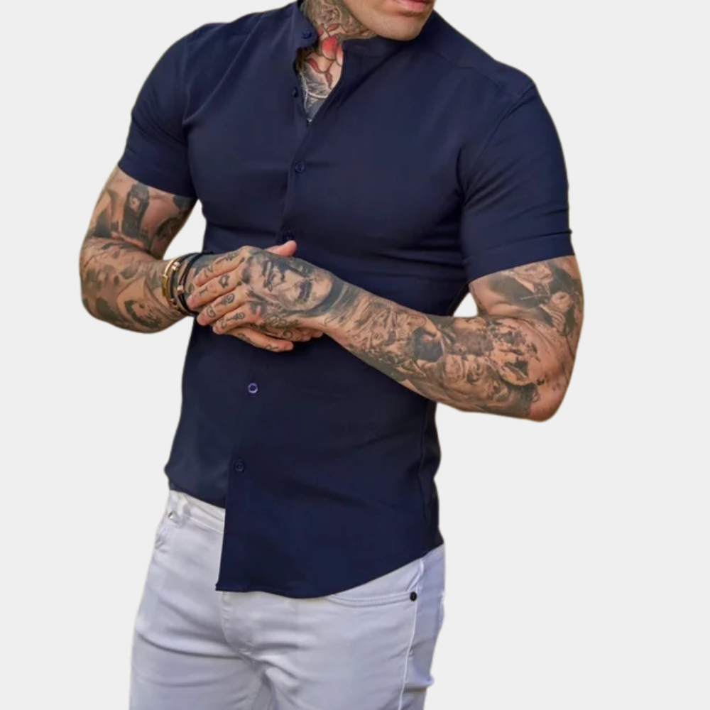 Modern men's short-sleeve shirt – Dante
