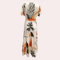 Summery Floral Dress Made of Stretch Fabric – Élodie