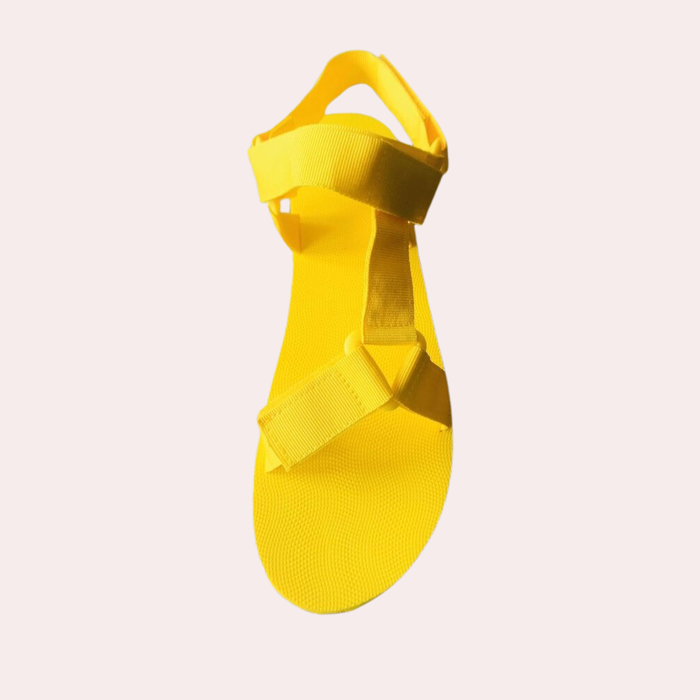 Farvenblok damesandaler med komfortsål – Chloé