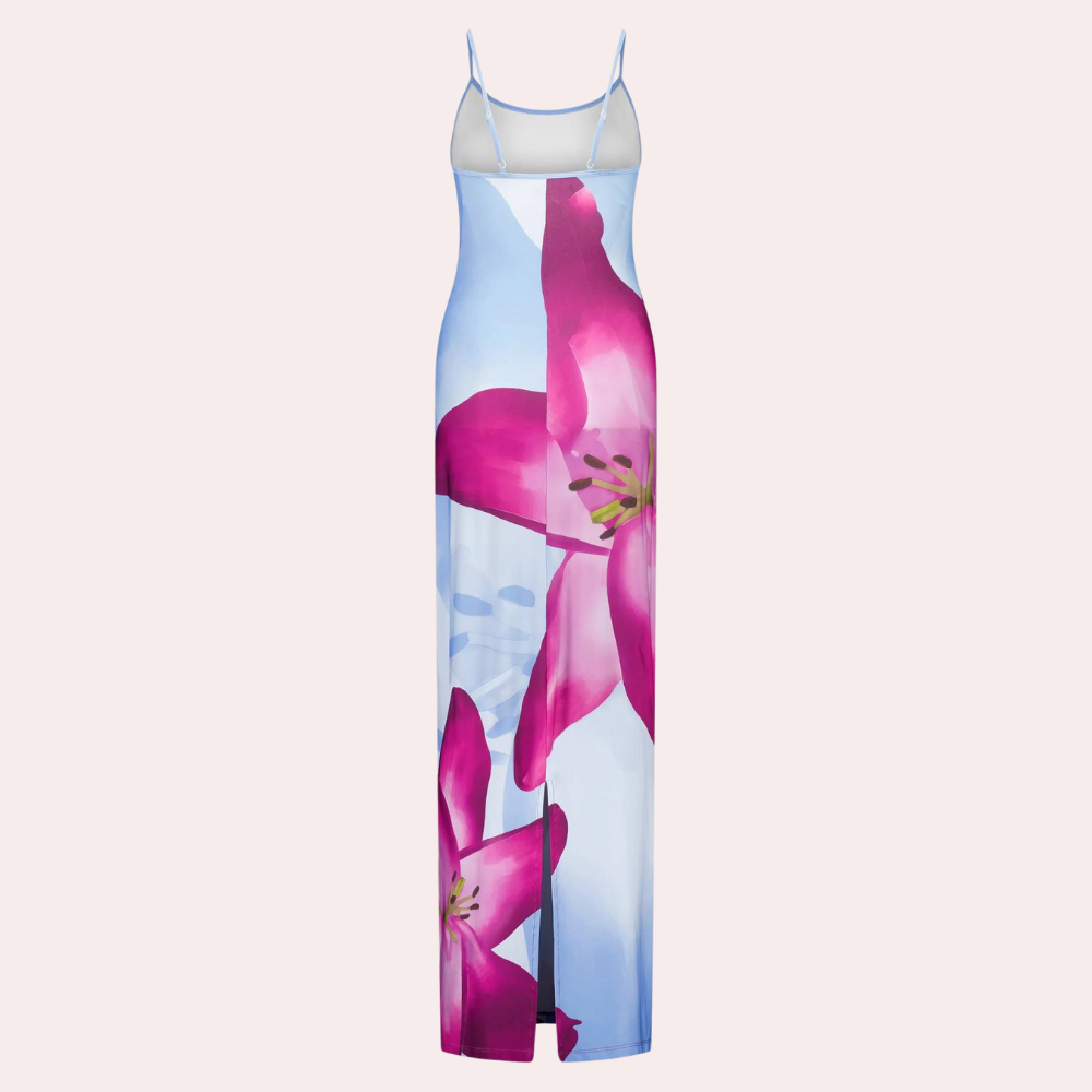 Casual sommerkjole med figurformende pasform – Lucine