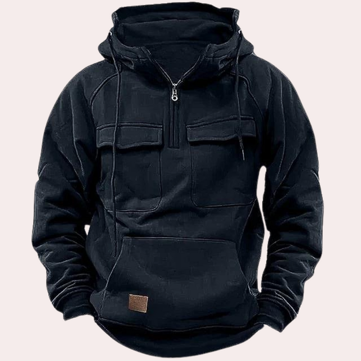 Stilfuld vinter-hoodie til mænd – Finn