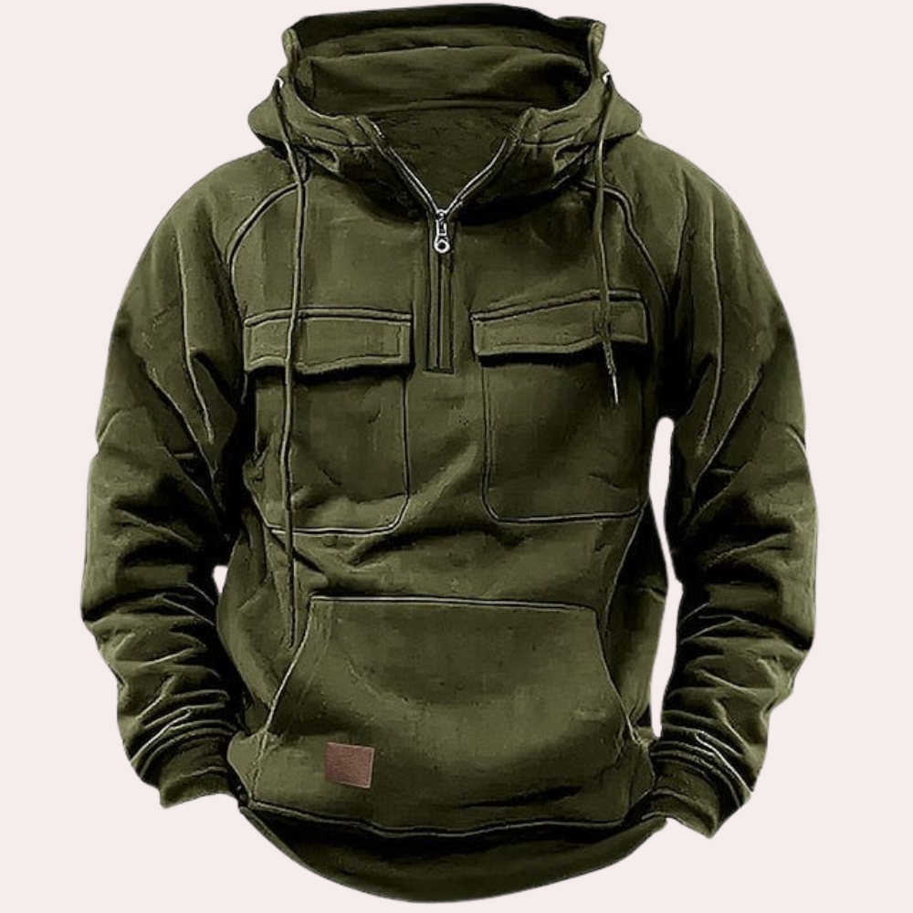 Stilfuld vinter-hoodie til mænd – Finn