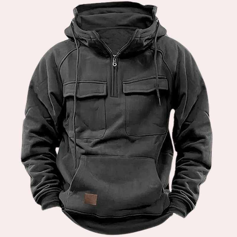 Stilfuld vinter-hoodie til mænd – Finn