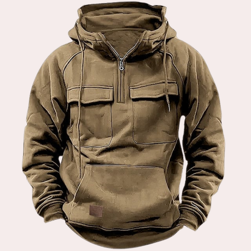 Stilfuld vinter-hoodie til mænd – Finn
