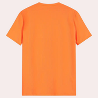 Oranje herre T-shirt med rund hals – Jaron