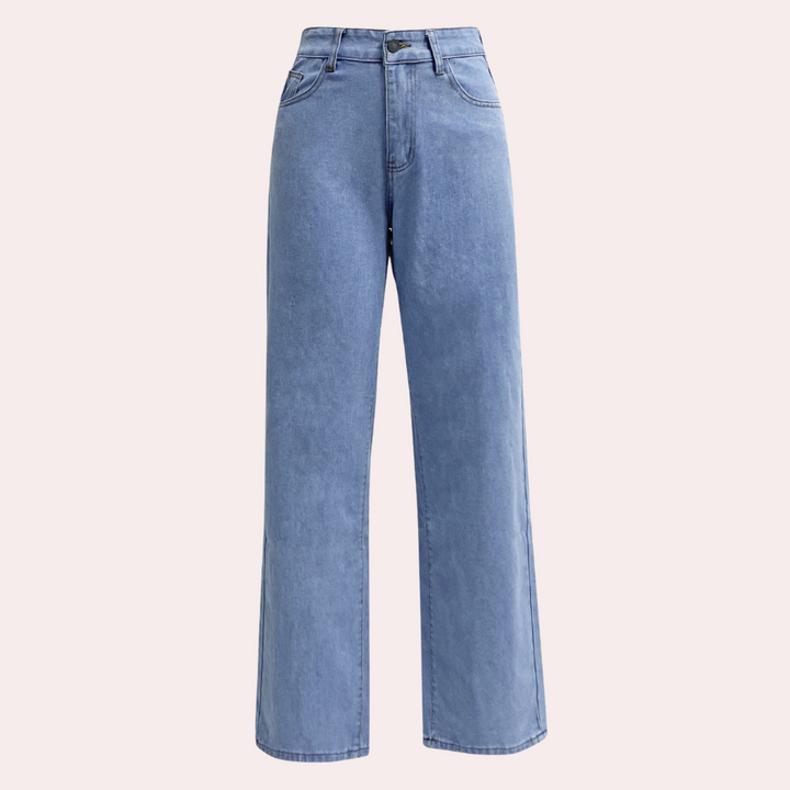 Jeans holgados de talle alto para mujer – Elara