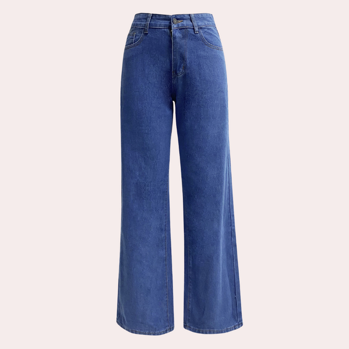 Jeans holgados de talle alto para mujer – Elara