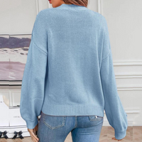 Chaqueta de punto para mujer con flores 3D – Maribel