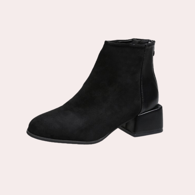 Women's ankle boots with block heel - Lira