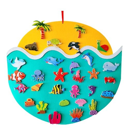 DIY filtbræt til børn - AnimalAdventure