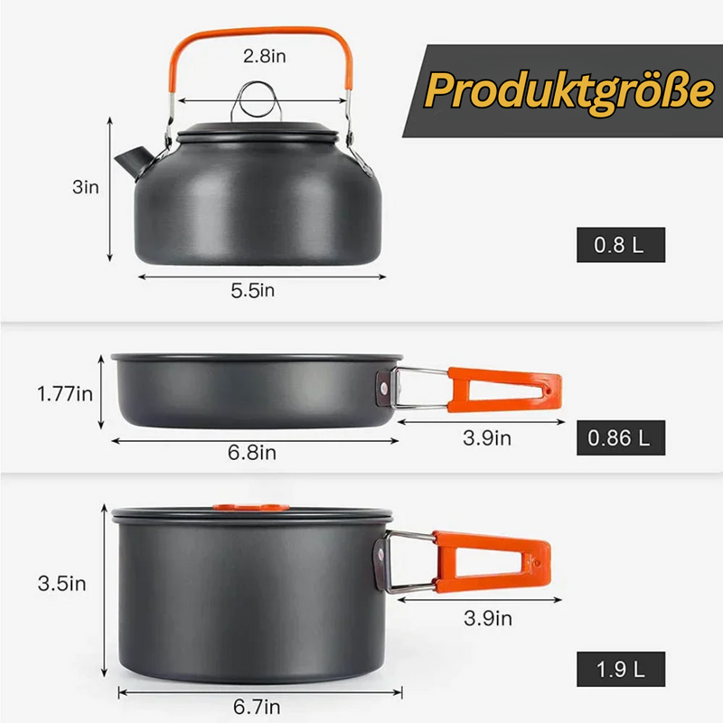 Portable Outdoor Cooking Set - CampEase