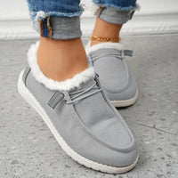 Zapatos de invierno slip-on para mujer con forro de felpa – Maren