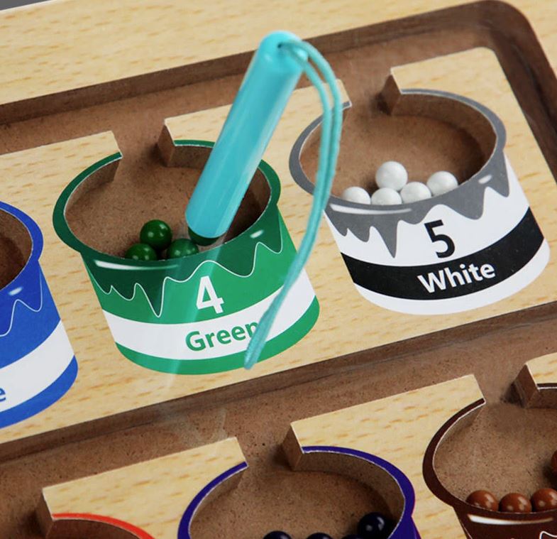 Colorful Magnetic Counting Puzzle – MagniTally