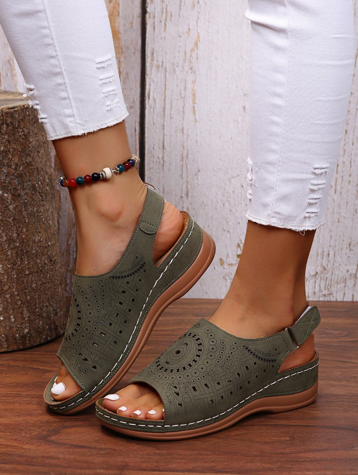 Komfortable Damen Orthopädische Sommerschuhe mit 3-Bogen-Stütze – Mira