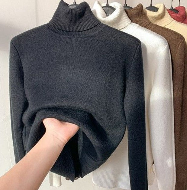 Winter Fleece Knit Sweater – Evelyne