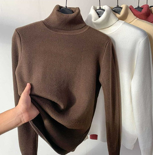 Winter Fleece Knit Sweater – Evelyne