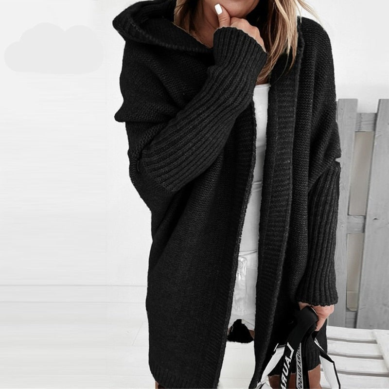 Autumn Women's Hooded Cardigan – Noelia
