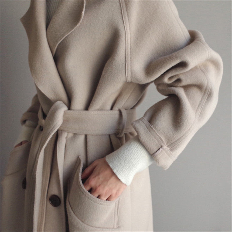 Casual Wool Coat for Women - Isabella