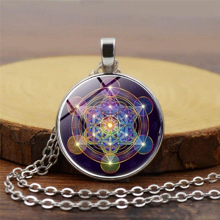 Colgante Chakra con Cubo de Metatrón - Solantra