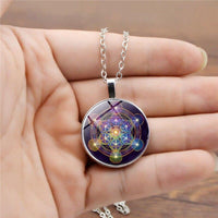 Colgante Chakra con Cubo de Metatrón - Solantra