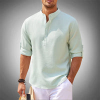 Camisa de verano para hombre transpirable de manga corta casual - Luca