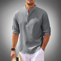 Camisa de verano para hombre transpirable de manga corta casual - Luca