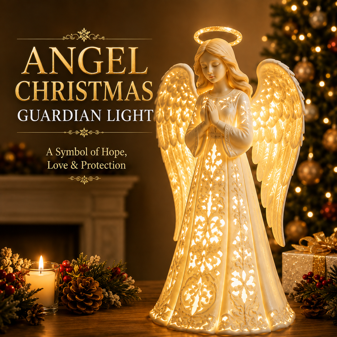 Christmas Angel Light – Warm Golden Glow for Hope and Love 1