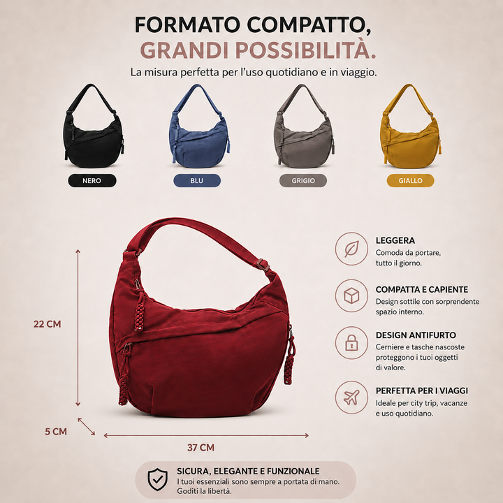 Beige Shoulder Bag – Elegant Everyday Crossbody Purse 3