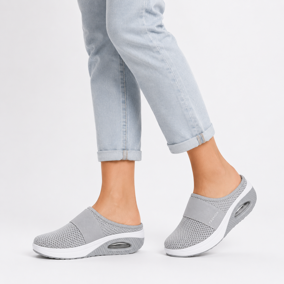 Orthopedic Slip-On Sandals for Women - Comfortable Breathable Walking Shoes 6