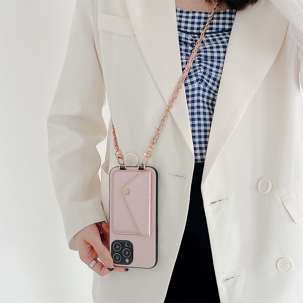 Functional iPhone Case with Wallet – Celeste